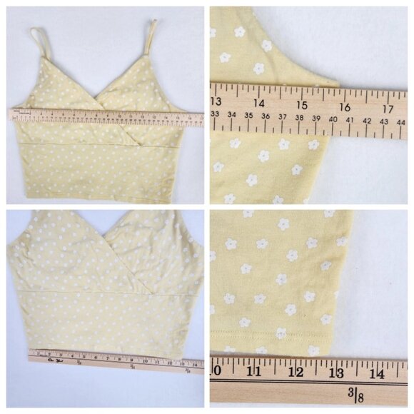 Hollister Womens Crop Top Size L Yellow - Picture 7 of 8